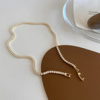 The Signature 18k Gold Iced Tennis Choker