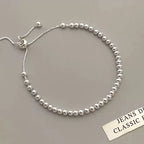 The Signature Solid 925 Sterling Silver Beaded Bracelet