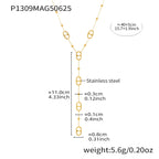 The Signature PVD Gold Long Link Chain