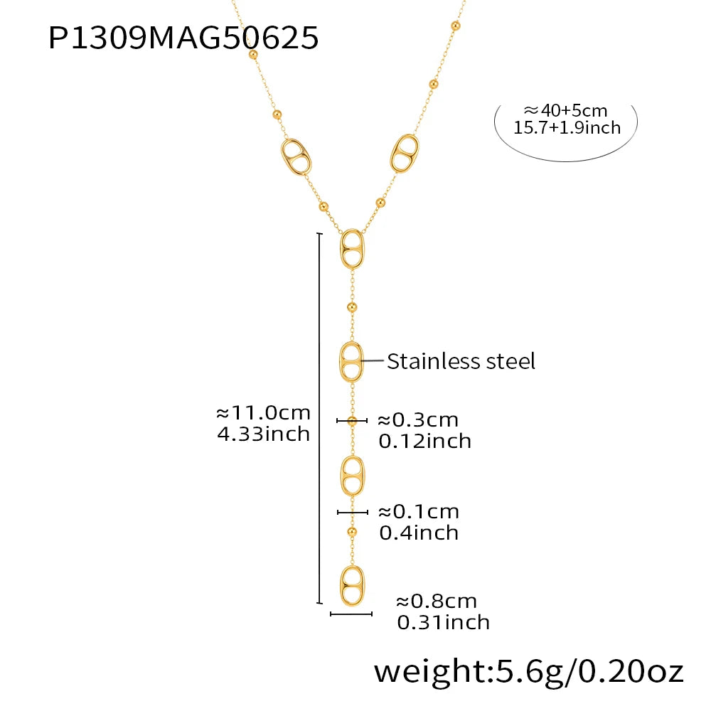 The Signature PVD Gold Long Link Chain