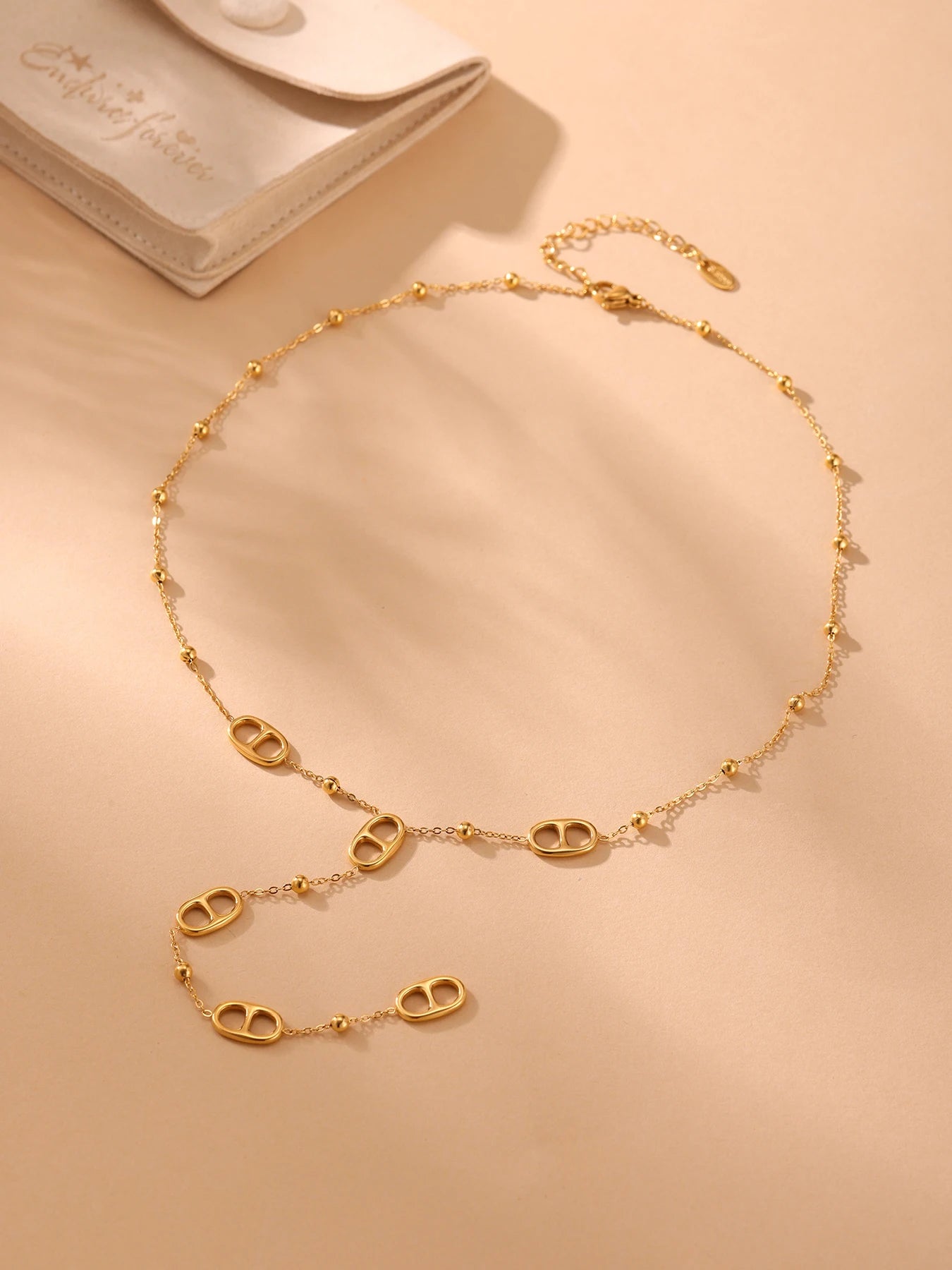 The Signature PVD Gold Long Link Chain