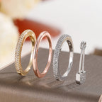The Signature Triple-Stacked Paperclip Ring