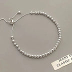 The Signature Solid 925 Sterling Silver Beaded Bracelet