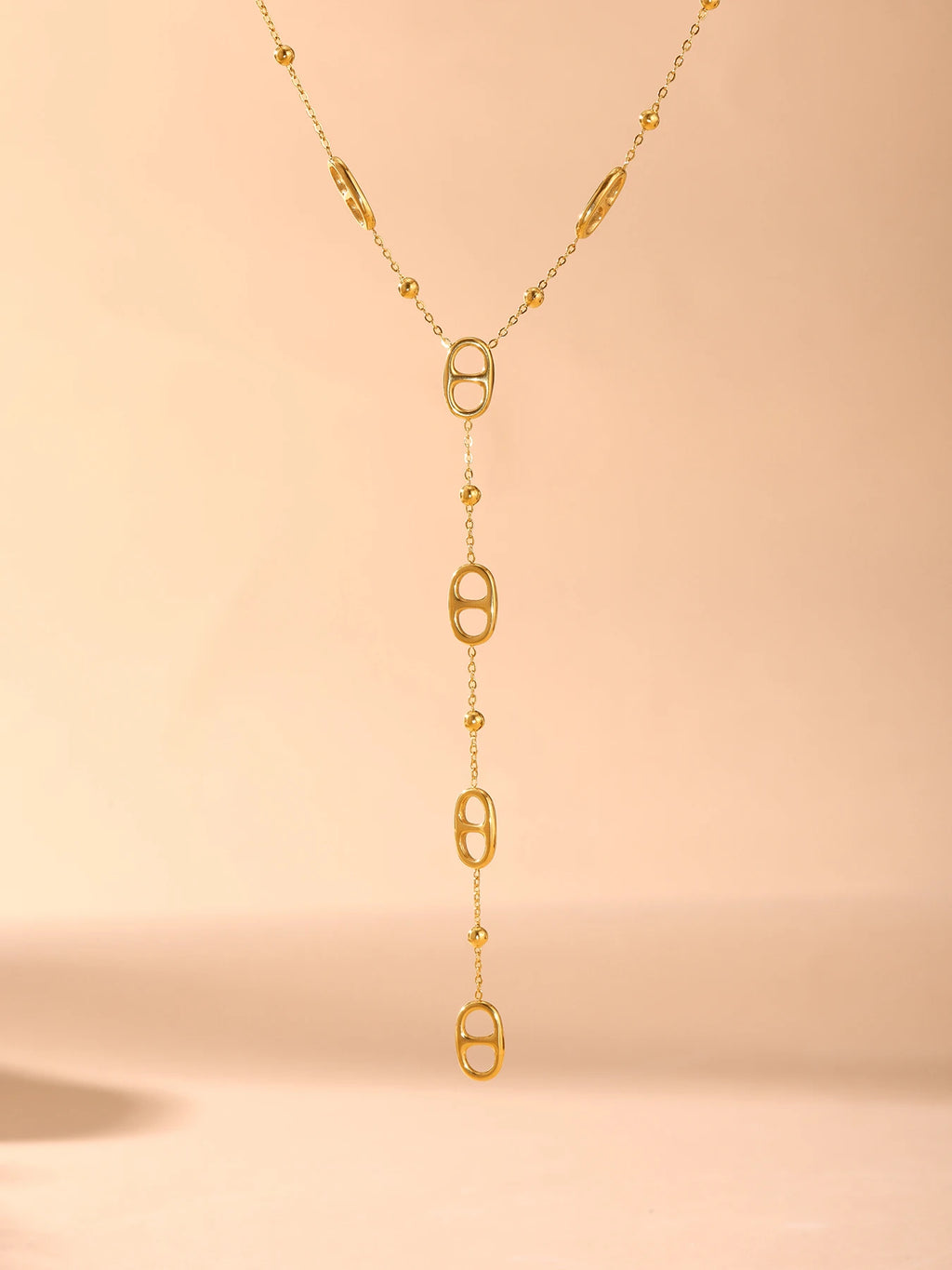 The Signature PVD Gold Long Link Chain