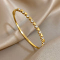 The Signature Radiant Heart Cuff Bangle