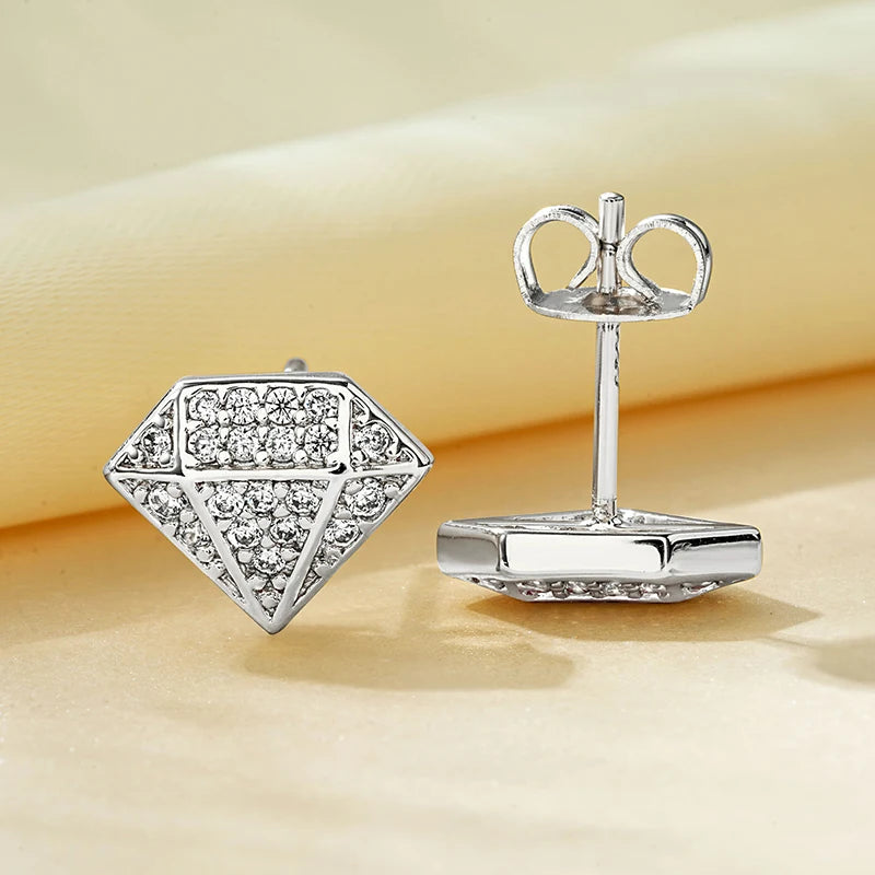 The Signature 14k Gold Diamond-Shaped Studs