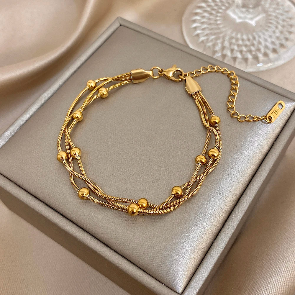 The Signature Multilayer Beaded Wrap Bracelet