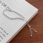 The Signature Solid 925 Sterling Silver Beaded Bracelet