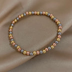 The Signature Tricolor Beaded Stretch Bracelet