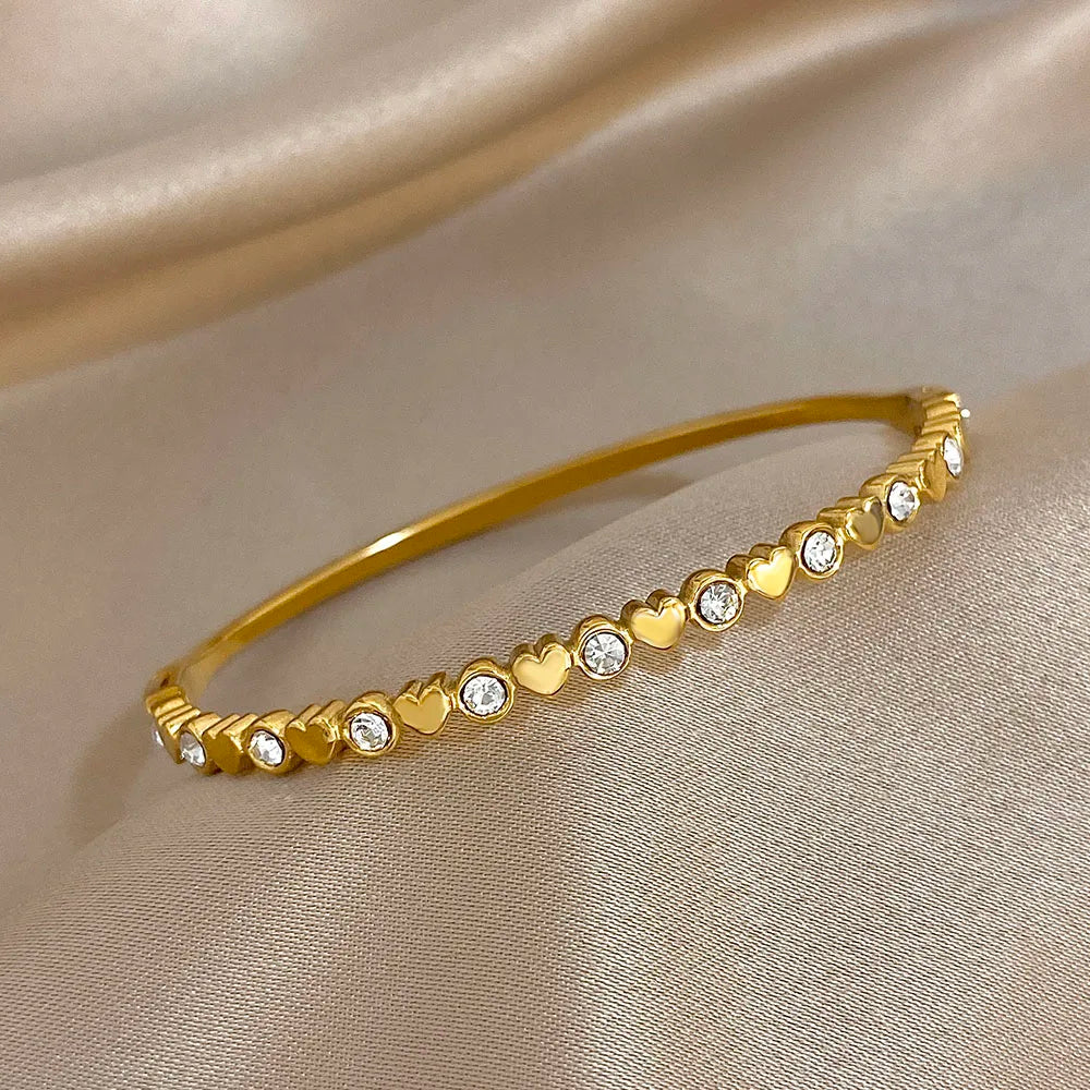 The Signature Radiant Heart Cuff Bangle