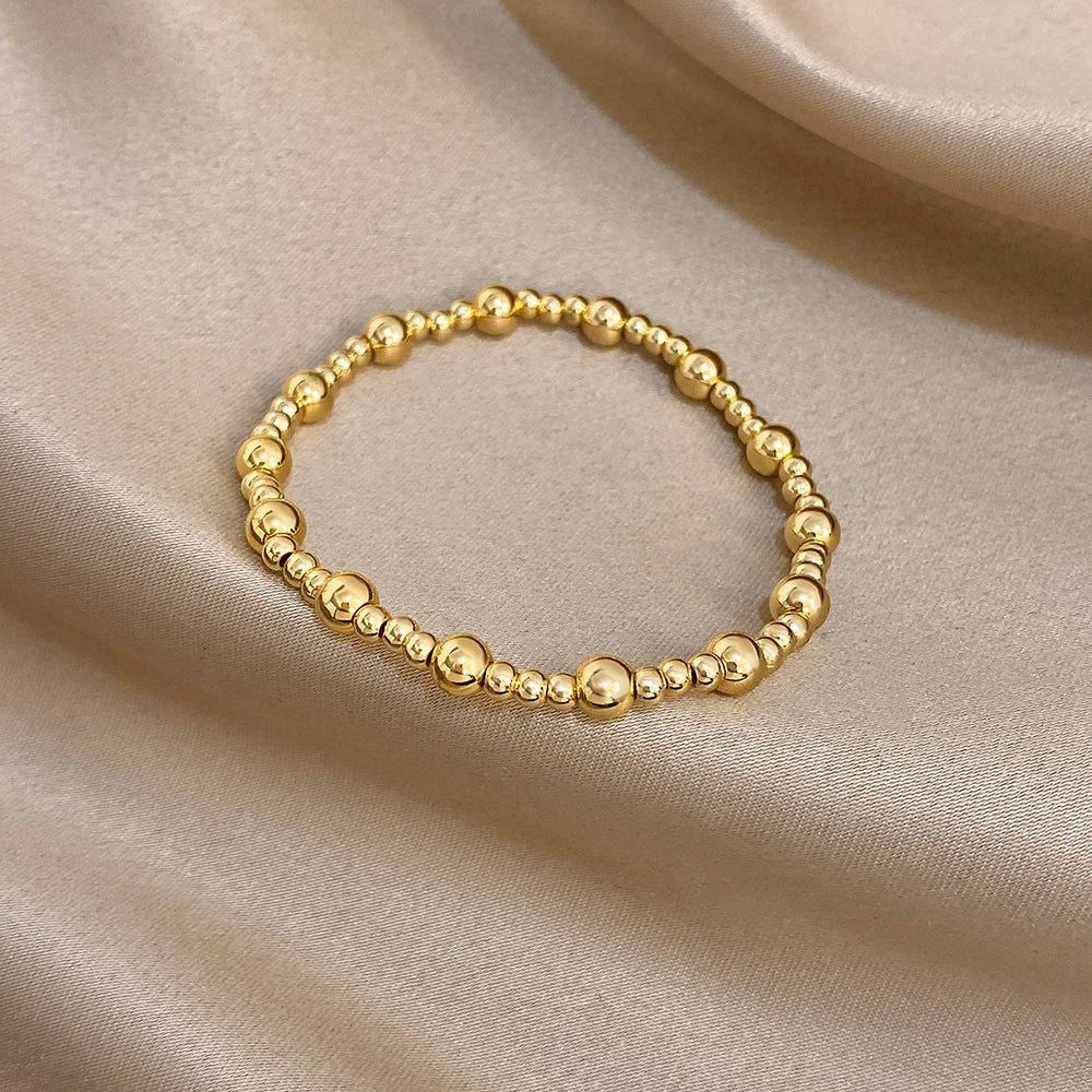 The Signature Tricolor Beaded Stretch Bracelet