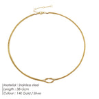 The 14k Gold Knotted Snake Chain