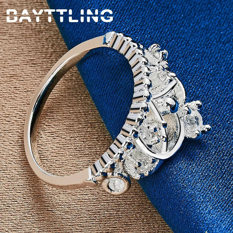 The Signature 925 Sterling Silver Royal Crown Ring