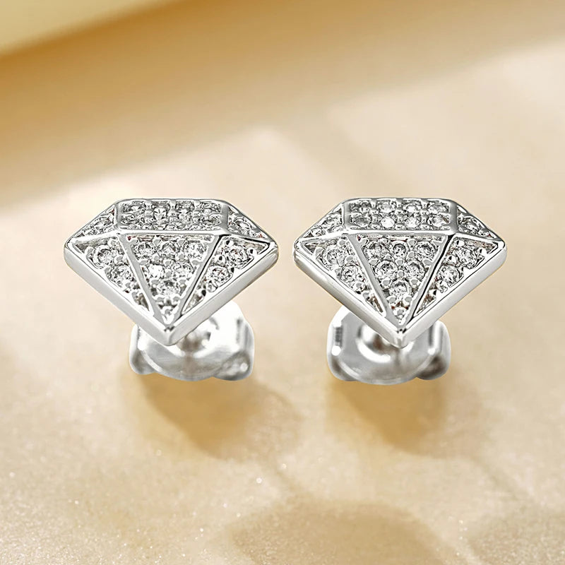The Signature 14k Gold Diamond-Shaped Studs