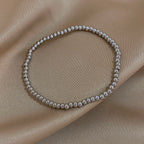 The Signature Tricolor Beaded Stretch Bracelet