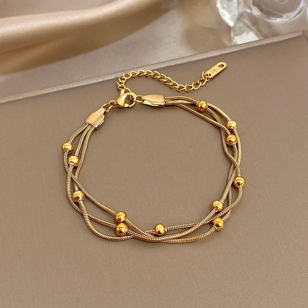 The Signature Multilayer Beaded Wrap Bracelet