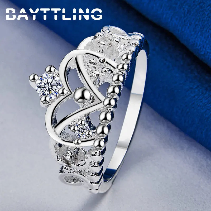 The Signature 925 Sterling Silver Royal Crown Ring