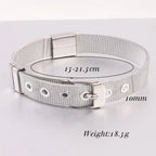 The Signature Platinum-Plated Mesh Bracelet