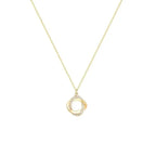 The 14k Gold Rotating Cross Pendant Necklace