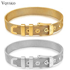 The Signature Platinum-Plated Mesh Bracelet