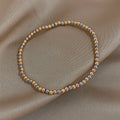 The Signature Tricolor Beaded Stretch Bracelet