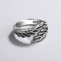 The Signature 925 Sterling Silver Angel Wing Ring