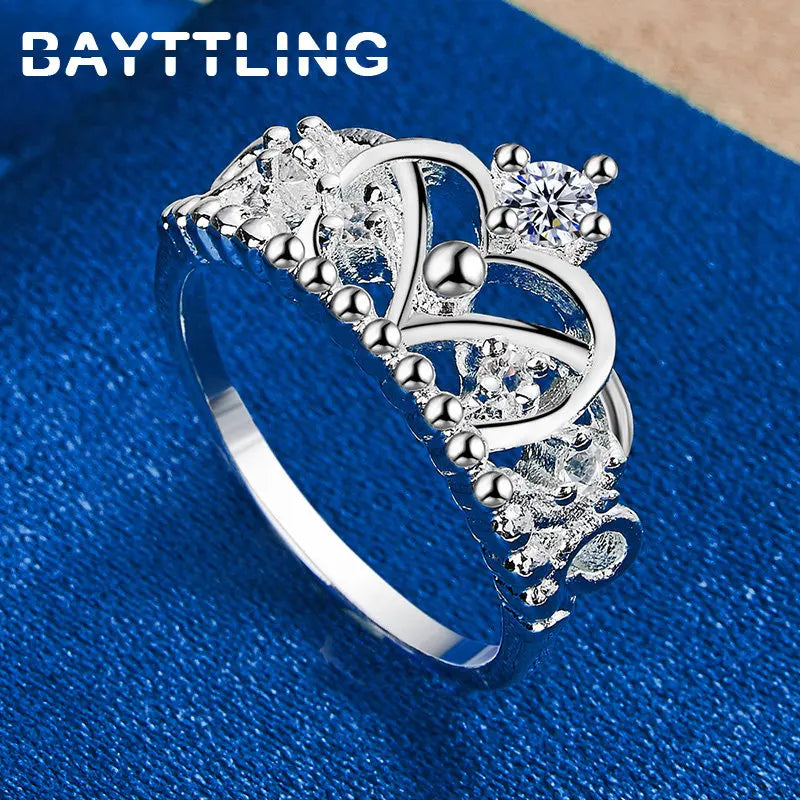 The Signature 925 Sterling Silver Royal Crown Ring