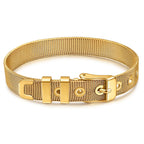 The Signature Platinum-Plated Mesh Bracelet