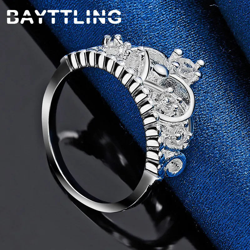 The Signature 925 Sterling Silver Royal Crown Ring